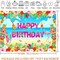 7x5ft Summer Hawaiian Birthday Backdrop Hawaiian Beach Photography Background Aloha Luau Birthday Party Decorations Photo Props